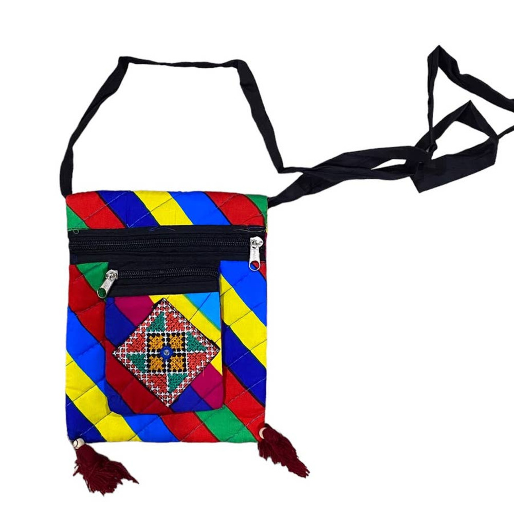 Multi Color Square Crossbody - Picture 1 of 8
